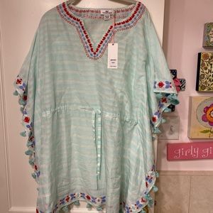 Blue vineyard vine cover up! Size XS/S